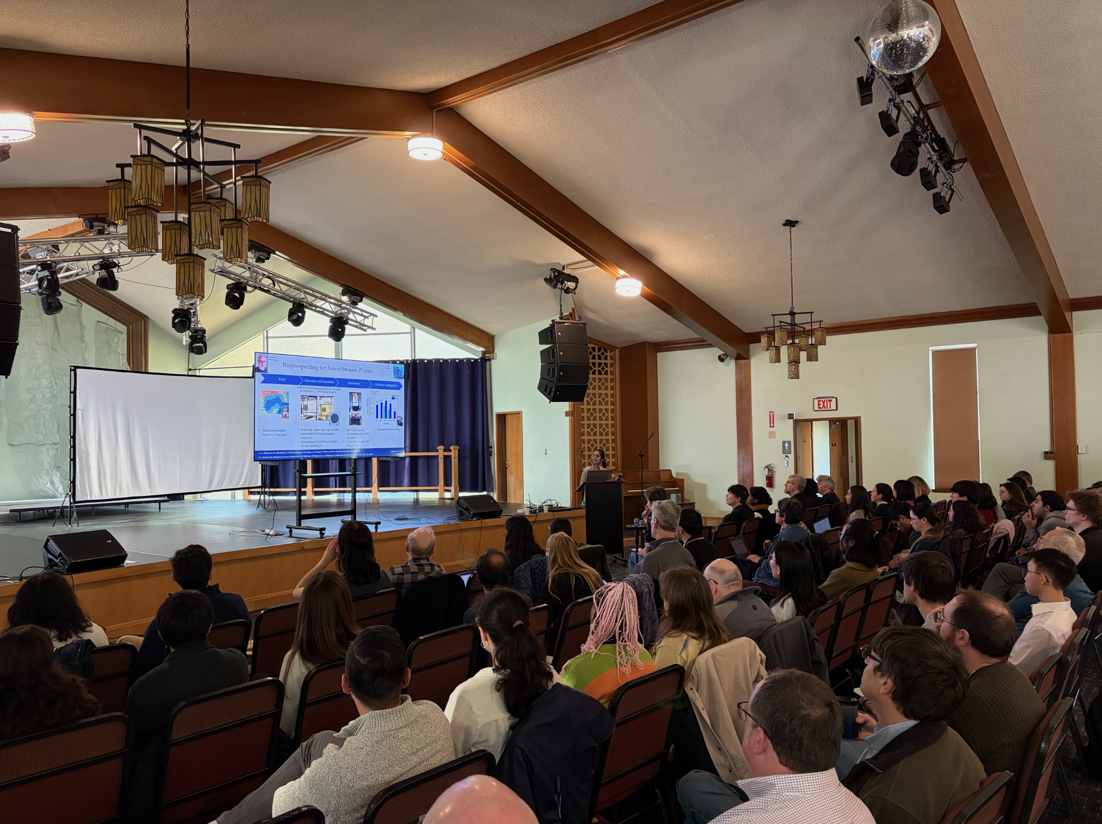 Attendees in the conference hall.